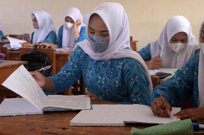 Sekolah menengah kejuruan di Bandung Barat, Jawa Barat, 24 Agustus 2023. TEMPO/Prima Mulia
