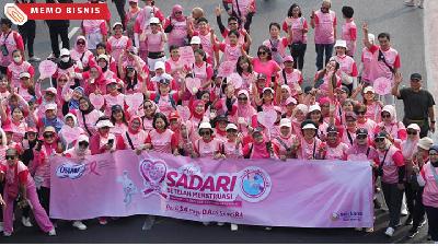 Diikuti oleh 100 survivor kanker payudara.