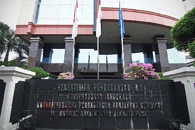 Kantor Badan Pengawas Perdagangan Berjangka Komoditi (Bappebti) Kementerian Perdagangan di Jakarta. Dok Tempo/Dhemas Reviyanto