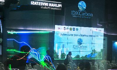 The launch of Indonesian Carbon Exchange (IDX Carbon) at the Indonesian Stock Exchange, Jakarta, September 26.
Tempo/Tony Hartawan
