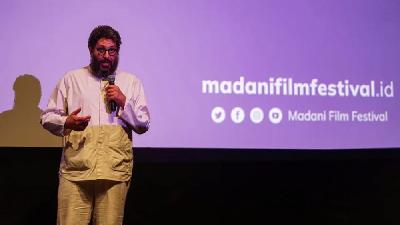 Sutradara Mohanad Yaqubi menghadiri Festival Film Internasional Madani di Jakarta, Oktober 2023. Dok.Madani International Film Festival