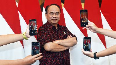 Menteri Komunikasi dan Informatika  Budi Arie Setiadi  di  Jakarta,  8 Agustus 2023/Tempo/M Taufan Rengganis