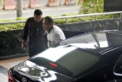 Ketua KPK, Firli Bahuri, di Gedung ACLC Komisi Pemberantasan Korupsi, Jakarta, 4 Juli 2023. TEMPO/Imam Sukamto