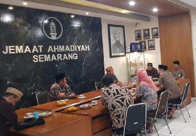 Kunjungan Kementerian Agama Jawa Tengah ke Jemaat Ahmadiyah di Semarang, Jawa Tengah, 25 Oktober 2023. Dok. Ahmadiyah