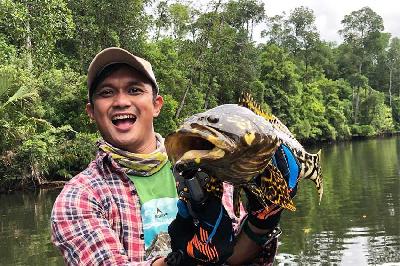 Professional angler, Cepy Yanwar. Dok. Pribadi