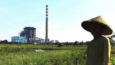 The coal-fired steam power plant (PLTU) in Cirebon, West Java, April 11, 2018. 
TEMPO/Subekti/File Photo
