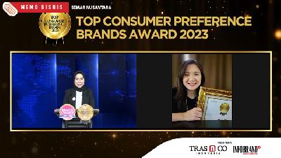 Semar Nusantara berhasil mendapatkan Top Consumer Preference Brand 2023 untuk kategori perhiasan Cincin Emas berdasarkan riset Top Consumer Prerefence Brands 2023