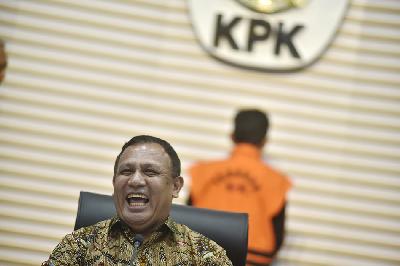 Ketua Komisi Pemberantasan Korupsi (KPK) Firli Bahuri di gedung KPK, Jakarta, 5 Oktober 2023. TEMPO/Imam Sukamto
