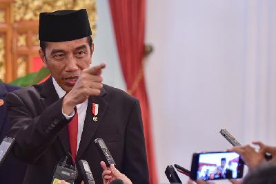Presiden Joko Widodo di Istana Negara, Jakarta, 20 Desember 2019. Dok. Setkab/ Agung