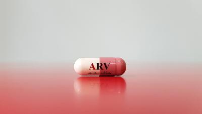 Ilustrasi obat HIV. Shutterstock