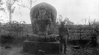 Arca Ganesha di Malang, sebelum 1922. Tropenmuseum
