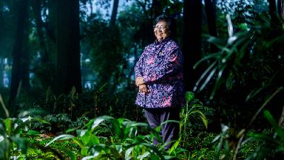 Menteri Lingkungan Hidup dan Kehutanan (KLHK) Siti Nurbaya Bakar saat wawancara dengan Tempo di Kementerian Lingkungan Hidup dan Kehutanan, Jakarta, 8 Desember 2023/Tempo/Tony Hartawan
