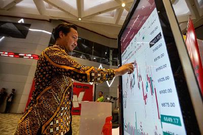 Suasana Capital Market Summit & Expo (CMSE) yang diadakan Bursa Efek Indonesia, Jakarta, 26 Oktober 2023.  Tempo/Tony Hartawan