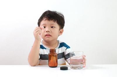 Ilustrasi penggunaan antibiotik pada anak. Shutterstock