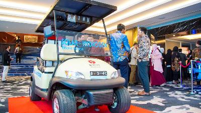 Purwa rupa mobil hidrogen yang dirancang BRIN, di Jakarta, Juni 2023/Dok BRIN