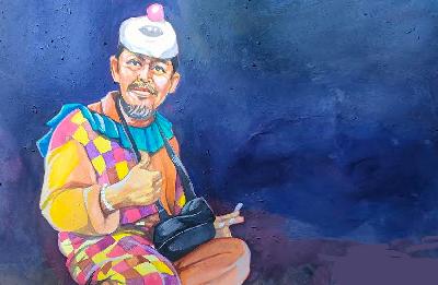 Clown. Ilustration TEMPO/Imam Yunianto