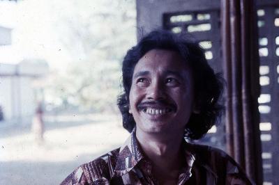Penyair, Abdul Hadi Wiji Muthari, Jakarta, 1984. DOK. TEMPO/A. Muin Ahmad