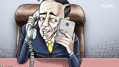 PRESIDENTIAL PERMIT. Cartoon/Yuyun Nurrachman