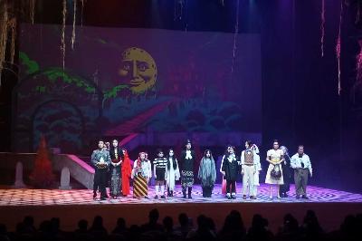 Suasana pementasan Film The Addams Family di Teater Besar Taman Ismail Marzuki, Jakarta, 27 Januari 2024. TEMPO/ Jihan Ristiyanti