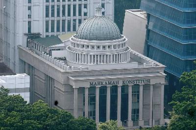 Gedung Mahkamah Konstitusi, Jakarta, 10 Desember 2023. TEMPO/Bintari Rahmanita