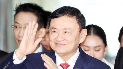 Mantan Pedana Menteri Thailand Thaksin Shinawatra, di Bangkok, Thailand 22 Agustus 2023. Reuters/Athit Perawongmetha/File Photo