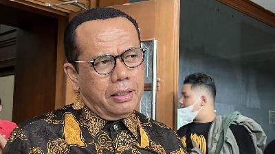 Juniver Girsang  di pengadilan Tindak Pidana Korupsi, Jakarta,  25 Oktober 2022/Antara/Putu Indah Savitri.