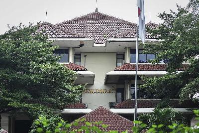 Gedung Rektorat Universitas Pancasila di Jalan Lenteng Agung Raya, Jakarta, 26 Februari 2024. TEMPO/M Taufan Rengganis