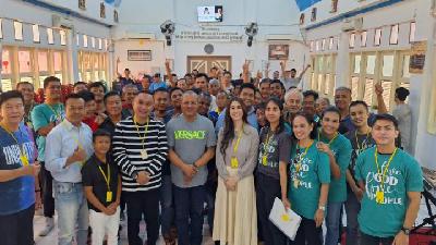 Gereja Bethel Indonesia (GBI) Keluarga Allah Jakarta memberikan bantuan Alkitab dan sembako untuk Lembaga Permasyarakatan Salemba pada Jumat, 8 Maret 2024. 