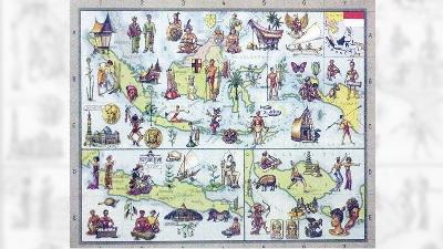 Imago Mundi, Geographical Encyclopedia, Vol. 1 karya  Federico De Agostini.
