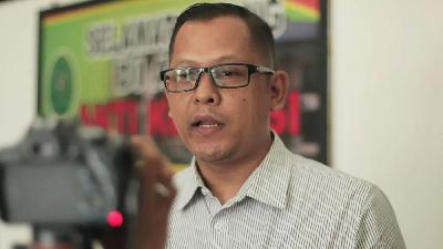 Jaksa KPK, Taufiq Ibnugroho, di Mataram, Nusa Tenggara Barat, 23 Desember 2019./Antara/Dhimas BP