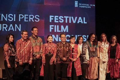 Konferensi Pers Peluncuran “Festival Film Indonesia 2024" di Plaza Senayan, Jakarta, 22 April 2024. TEMPO/Martin Yogi Pardamean
