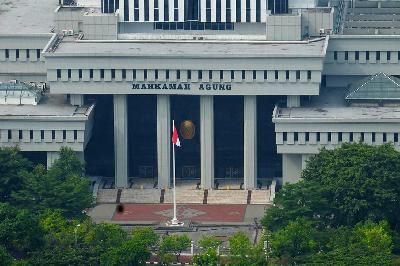 Gedung Mahkamah Agung Republik Indonesia di Jakarta, 10 Desember 2023. TEMPO/Bintari Rahmanita