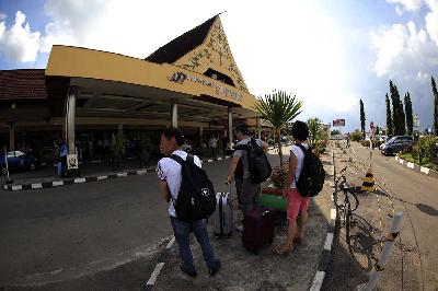 Suasana Bandar Udara Supadio, Kubu Raya, Pontianak, Kalimantan Barat. Dok.TEMPO/Aditia Noviansyah