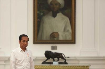 Presiden Joko Widodo di Istana Merdeka, Jakarta, 3 Mei 2024. TEMPO/Subekti