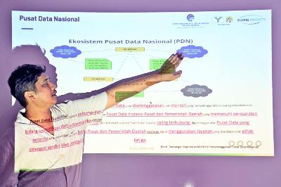 Pemaparan perkembangan Pusat Data Nasional (PDN) di Cikarang, Bekasi, Jawa Barat, 6 Februari 2024. Dok. Humas Kominfo