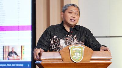 Direktur Sumber Daya Manusia Kementerian Pendidikan Lukman, di Universitas Islam Riau, November 2023. uir.ac.id