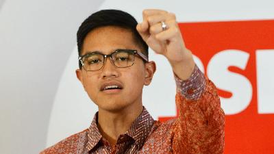 Ketua Umum PSI Kaesang Pangarep di DPP PSI Pusat, Jakarta, 24 November 2023. Tempo/Febri Angga Palguna