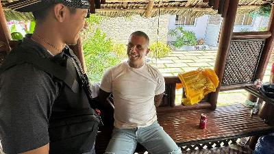Gregor Johann Haas, Warga Negara  Australia yang merupakan kartel narkoba Meksiko buronan BNN, ditangkap di Cebu, Filipina/dok. Istimewa