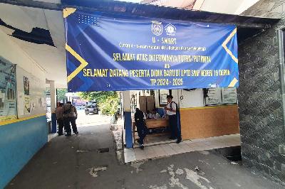 Suasana di SMPN 19 Depok, Kecamatan Pancoran Mas, 16 Juli 2024. TEMPO/Ricky Juliansyah