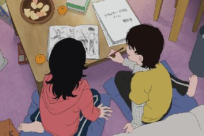 Karakter Fujino dan Kyomoto dalam film animasi “Look Back” karya sutradara Kiyotaka Oshiyama. Dok. Studio Dorian