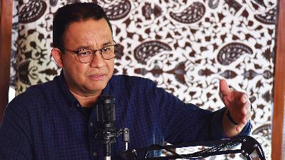 Anies Baswedan at his home in Lebak Bulus, Jakarta, September 7, 2023.
TEMPO/M Taufan Rengganis
