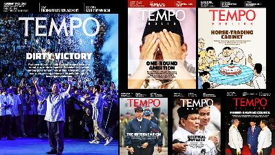 Photo montage of covers of Tempo English. TEMPO English Documentation