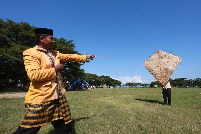 Layang-layang purba dari Desa Wisata Liangkobhori, Kabupaten Muna, Sulawesi Tenggara. Dok. Pemprov Sultra
