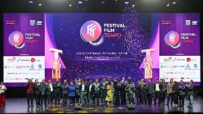 Tempo Film Festival awarding night at Graha Bhakti Budaya, Taman Ismail Marzuki, Jakarta, February 5, 2025. Tempo/M Taufan Rengganis