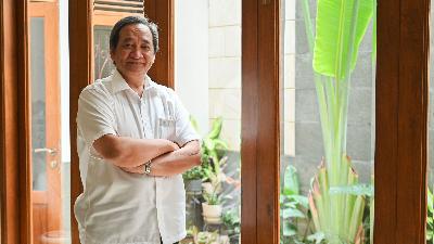 Ketua Majelis Kolegium Kedokteran Indonesia Setyo Widi Nugroho di Jakarta, 15 April 2025. Tempo/M Taufan Rengganis