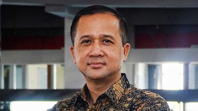Minister of Transmigration, Muhammad Iftitah Sulaiman Suryanagara at Tempo Office, Palmerah, Jakarta, May 8, 2025. Tempo/Martin Yogi Pardamean
