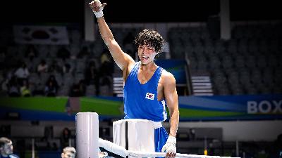 Aktor Korea Selatan Park Bo Gum berlaga menjadi atlet dalam film serial terbarunya, Good Boy. Dok.Prime Video