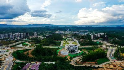 Infrastructure development within the Central Government Core Area of the Nusantara Capital City, Penajam Paser Utara, East Kalimantan, February 26, 2025. Antara/M Risyal Hidayat
