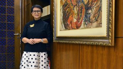 Retno Marsudi, 18 April 2024. Dok. Tempo/Febri Angga Palguna