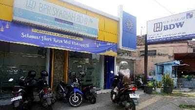 Bank Pembiayaan Rakyat Syariah Bangun Drajat Warga (BPRS BDW) milik Muhammadiyah di Kabupaten Bantul, Yogyakarta, 12 Juni 2024. Tempo/Shinta Maharani